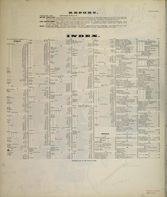Sanborn Fire Insurance Map from New Bedford, Bristol County, Massachusetts. (1893) – Historic Sanborn Fire Insurance Map Print