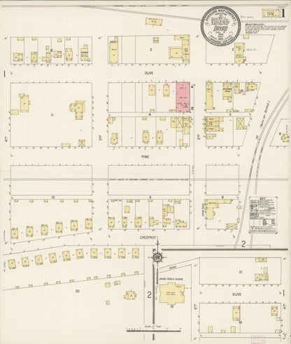 Sanborn Fire Insurance Map from Dryad, Lewis County, Washington (1914), Sheet #0001 - Complete Map Set gallery image, historic Sanborn map, vintage wall art, Washington Washington