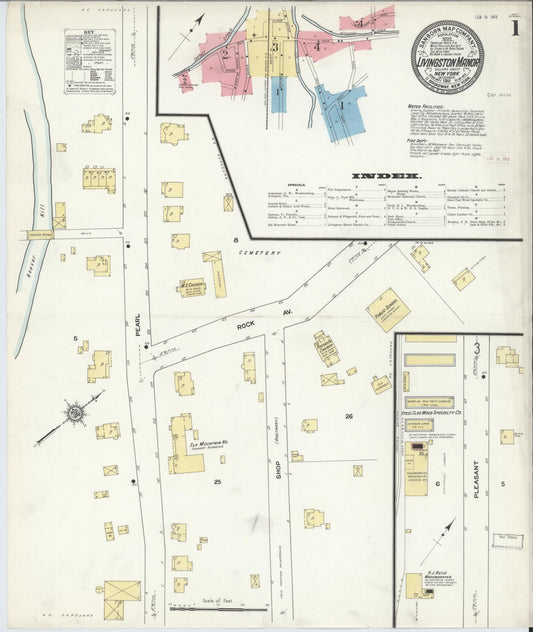 Sanborn Fire Insurance Map from Livingston Manor, Sullivan County, New York. (1911) – Historic Sanborn Fire Insurance Map Print