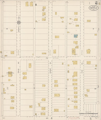 Sanborn Fire Insurance Map from Holtville, Imperial County, California (1914), Sheet #0002 - Complete Map Set gallery image, historic Sanborn map, vintage wall art, California California