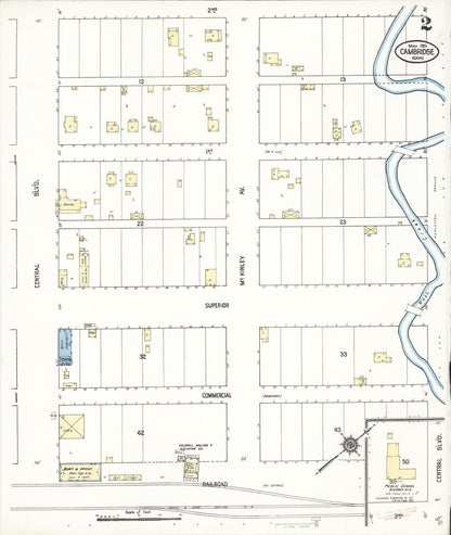 Sanborn Fire Insurance Map from Cambridge, Washington County, Idaho (1911), Sheet #0002 - Complete Map Set gallery image, historic Sanborn map, vintage wall art, Idaho Idaho