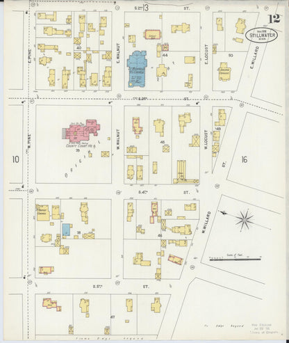 Sanborn Fire Insurance Map from Stillwater, Washington County, Minnesota (1898), Sheet #0012 - Complete Map Set gallery image, historic Sanborn map, vintage wall art, Minnesota Minnesota