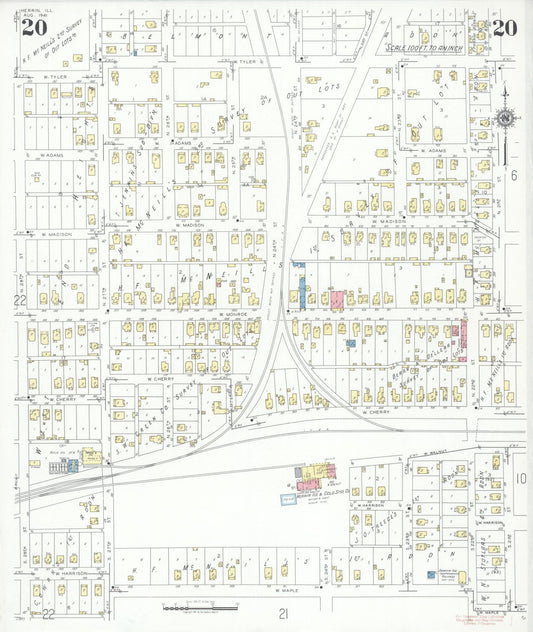 Sanborn Fire Insurance Map from Herrin, Williamson County, Illinois (1941), Sheet #0020