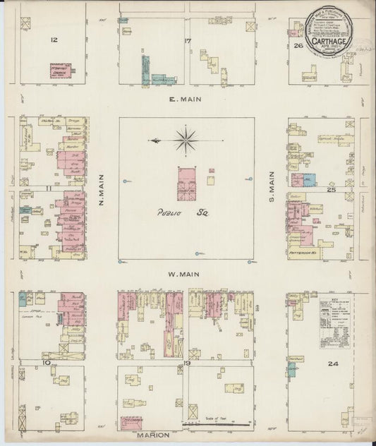 Sanborn Fire Insurance Map from Carthage, Hancock County, Illinois. (1885) – Map View