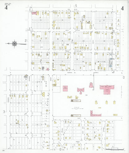 Sanborn Fire Insurance Map from Freer, Duval County, Texas (1948), Sheet #0004 - Complete Map Set gallery image, historic Sanborn map, vintage wall art, Texas Texas