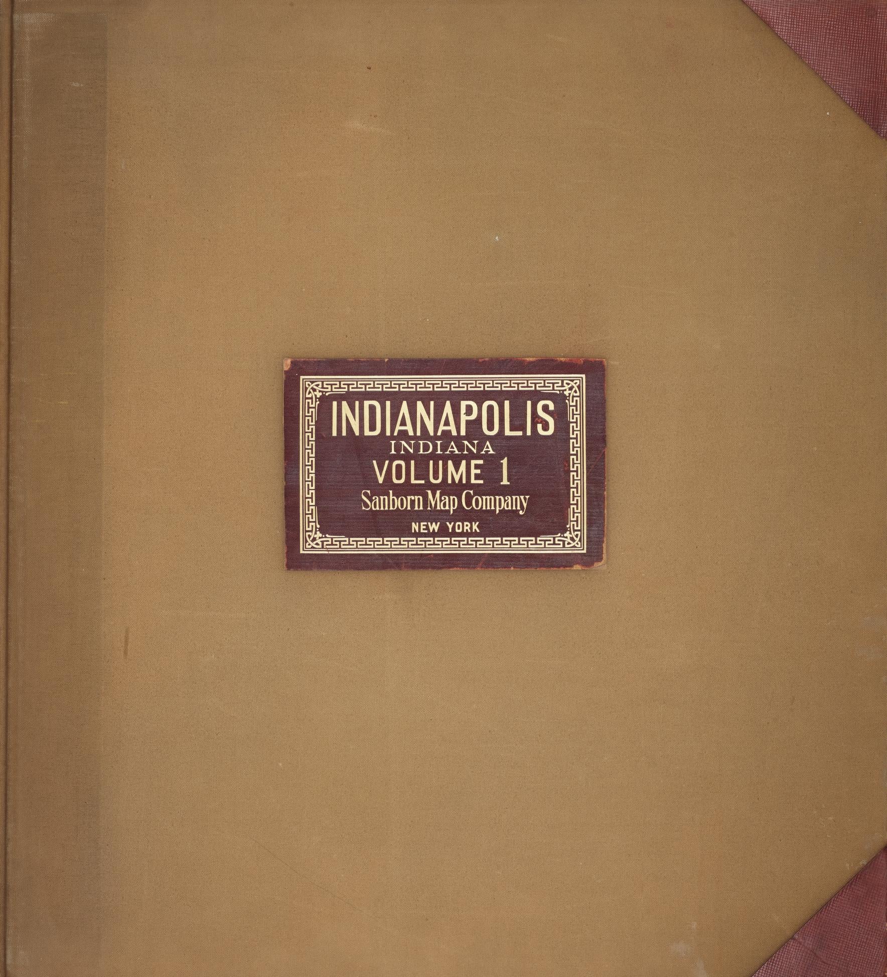 Sanborn Fire Insurance Map from Indianapolis, Marion County, Indiana (1950), Sheet #0001 - Complete Map Set gallery image, historic Sanborn map, vintage wall art, Indiana Indiana