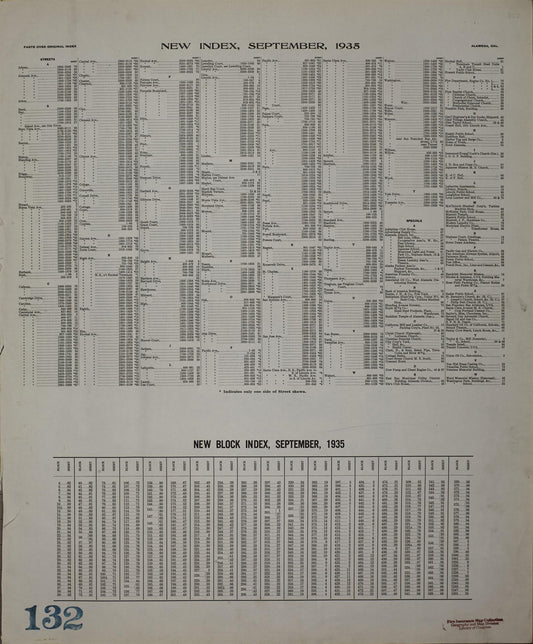 Sanborn Fire Insurance Map from Alameda, Alameda County, California (1948), Sheet #0001 - Historic Sanborn Fire Insurance Map Print, vintage old map wall art, antique decor, genealogy gift, California California map