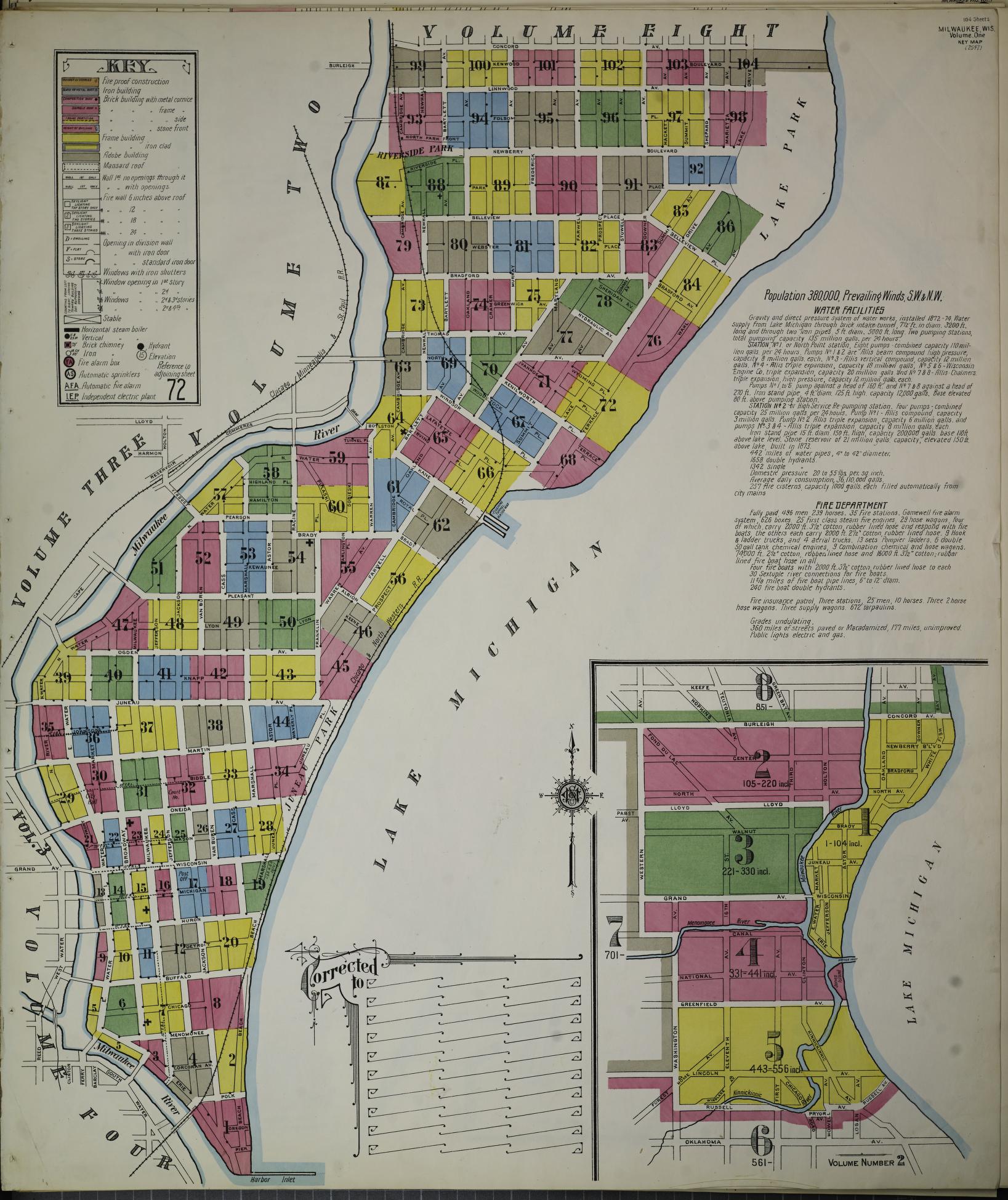 Milwaukee, Milwaukee County, Wisconsin (1910) – Sanborn Fire Insurance Map – Map View