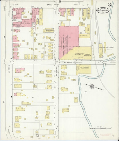 Sanborn Fire Insurance Map from Mount Sterling, Montgomery County, Kentucky (1914), Sheet #0008 - Complete Map Set gallery image, historic Sanborn map, vintage wall art, Kentucky Kentucky