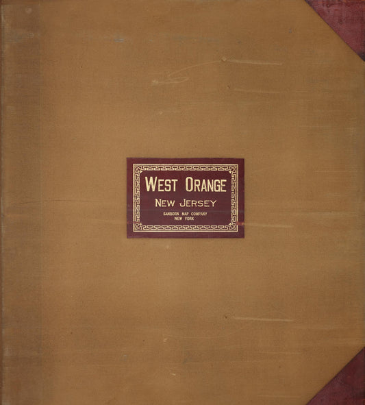 Sanborn Fire Insurance Map from West Orange, Essex County, New Jersey. (1951) – Historic Sanborn Fire Insurance Map Print