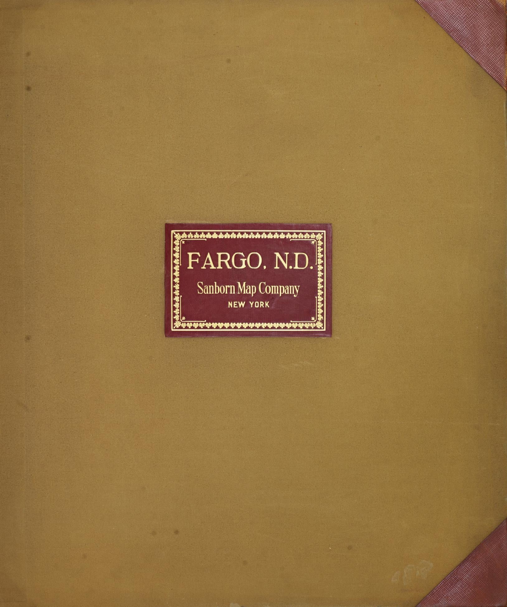 Sanborn Fire Insurance Map from Fargo, Cass County, North Dakota (1951), Sheet #0001 - Historic Sanborn Fire Insurance Map Print, vintage old map wall art, antique decor, genealogy gift, North Dakota North Dakota map