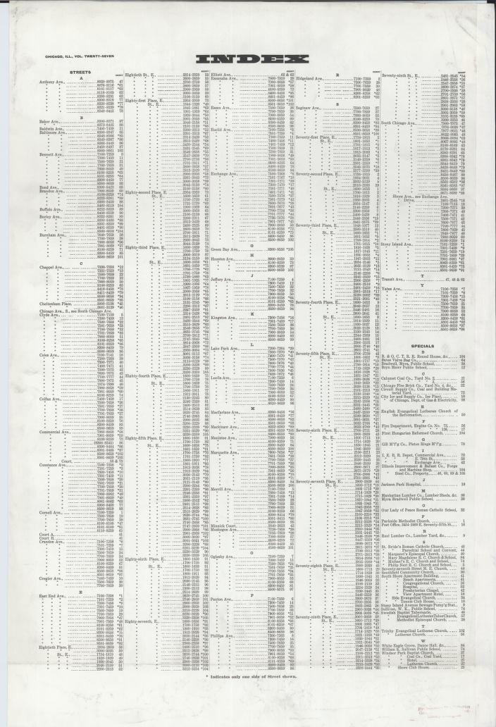 Sanborn Fire Insurance Map from Chicago, Cook County, Illinois. (1923) – Map View