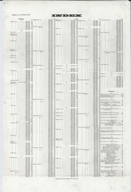 Sanborn Fire Insurance Map from Chicago, Cook County, Illinois. (1923) – Map View