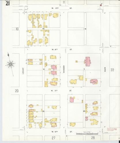 Sanborn Fire Insurance Map from Anaconda, Deer Lodge County, Montana (1903), Sheet #0021 - Complete Map Set gallery image, historic Sanborn map, vintage wall art, Montana Montana
