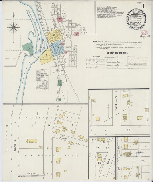 Onalaska, La Crosse County, Wisconsin (1894) – Sanborn Fire Insurance Map – Map View