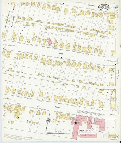 Sanborn Fire Insurance Map from Union City, Randolph County, Indiana (1911), Sheet #0004 - Complete Map Set gallery image, historic Sanborn map, vintage wall art, Indiana Indiana