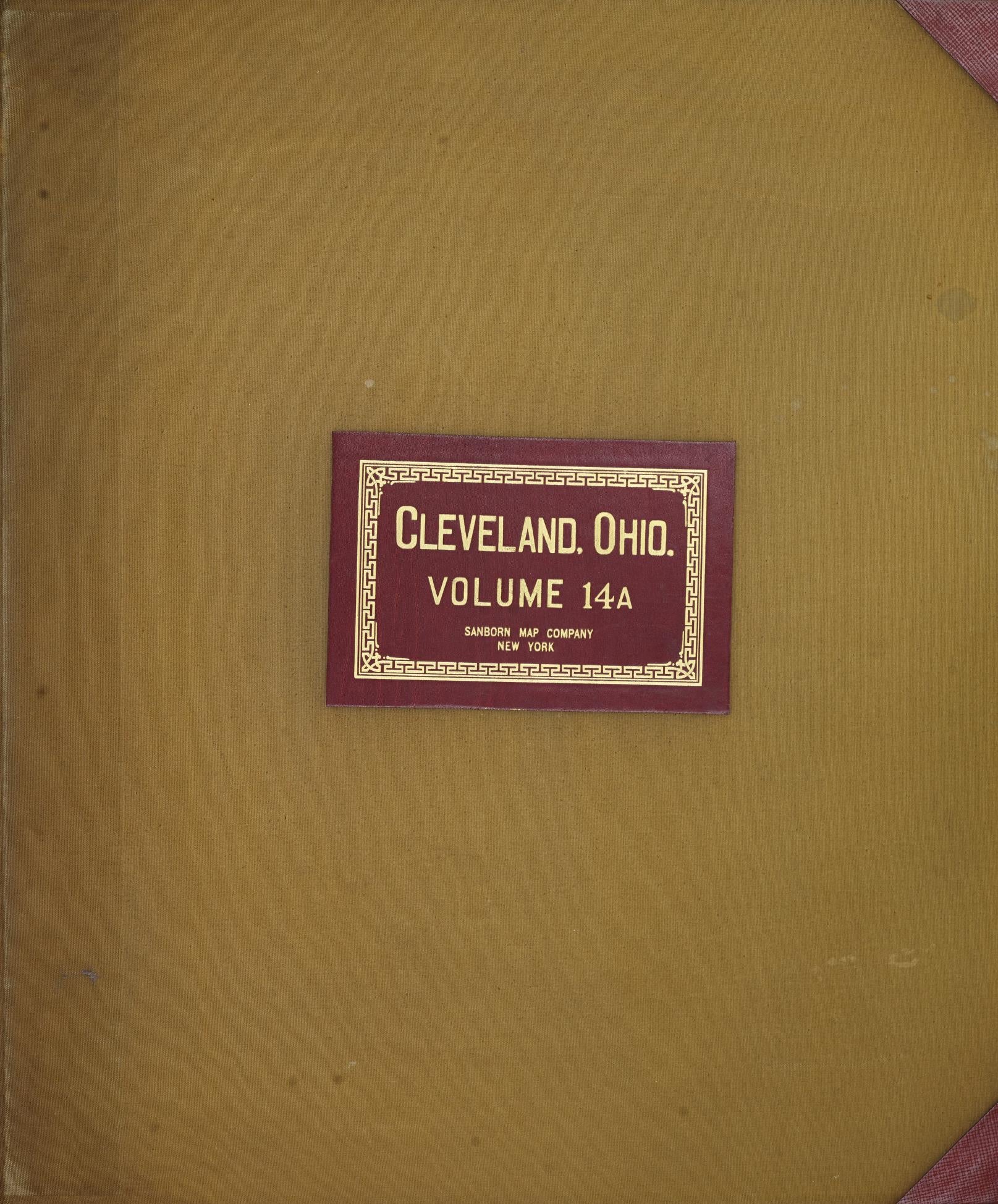 Sanborn Fire Insurance Map from Cleveland, Cuyahoga County, Ohio (1950), Sheet #0001 - Complete Map Set gallery image, historic Sanborn map, vintage wall art, Ohio Ohio