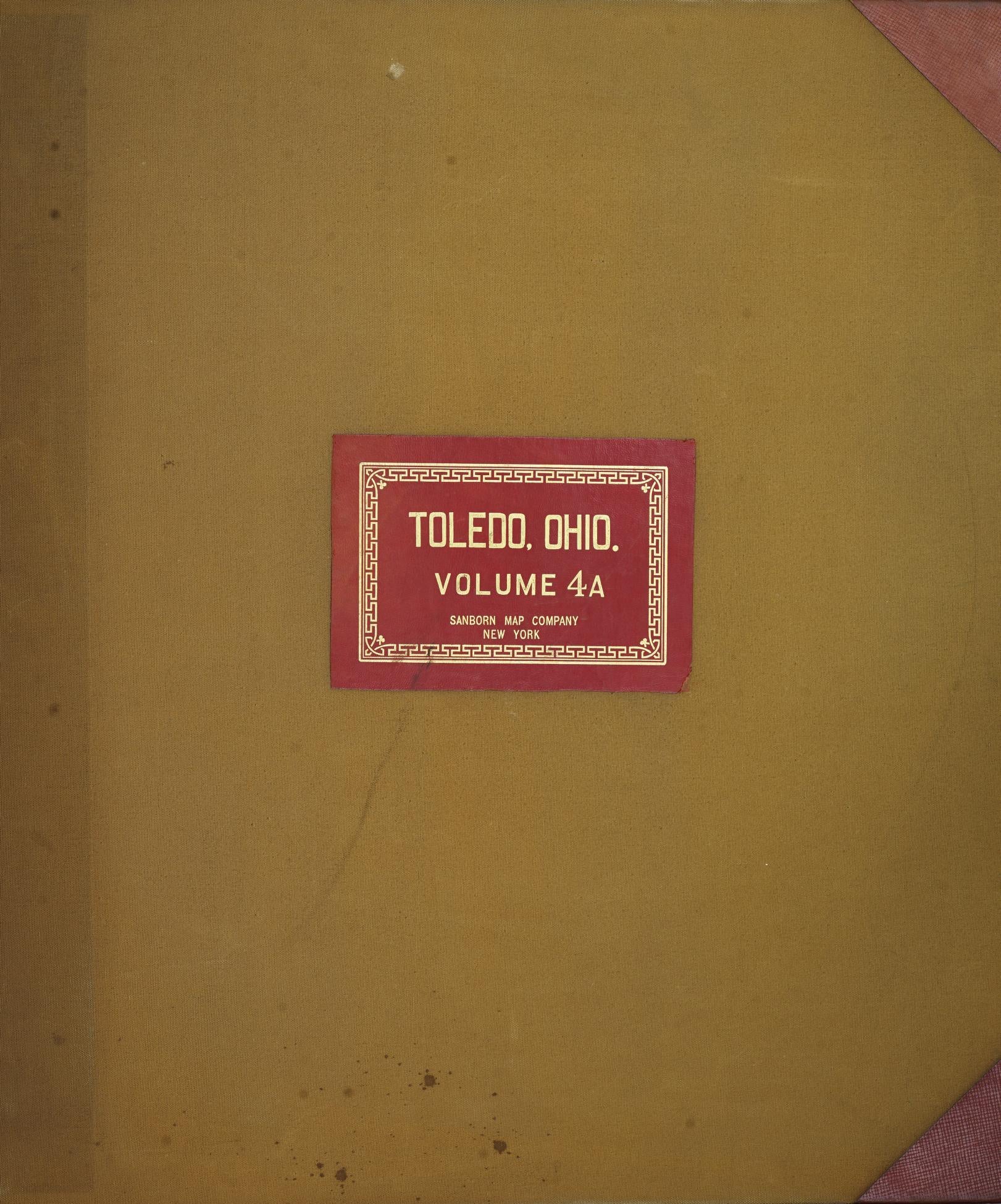 Sanborn Fire Insurance Map from Toledo, Lucas County, Ohio (1949), Sheet #0001 - Historic Sanborn Fire Insurance Map Print, vintage old map wall art, antique decor, genealogy gift, Ohio Ohio map