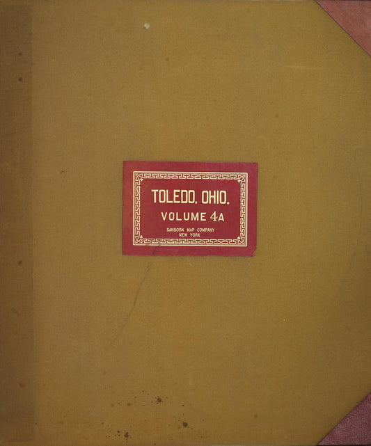 Sanborn Fire Insurance Map from Toledo, Lucas County, Ohio (1949), Sheet #0001 - Historic Sanborn Fire Insurance Map Print, vintage old map wall art, antique decor, genealogy gift, Ohio Ohio map