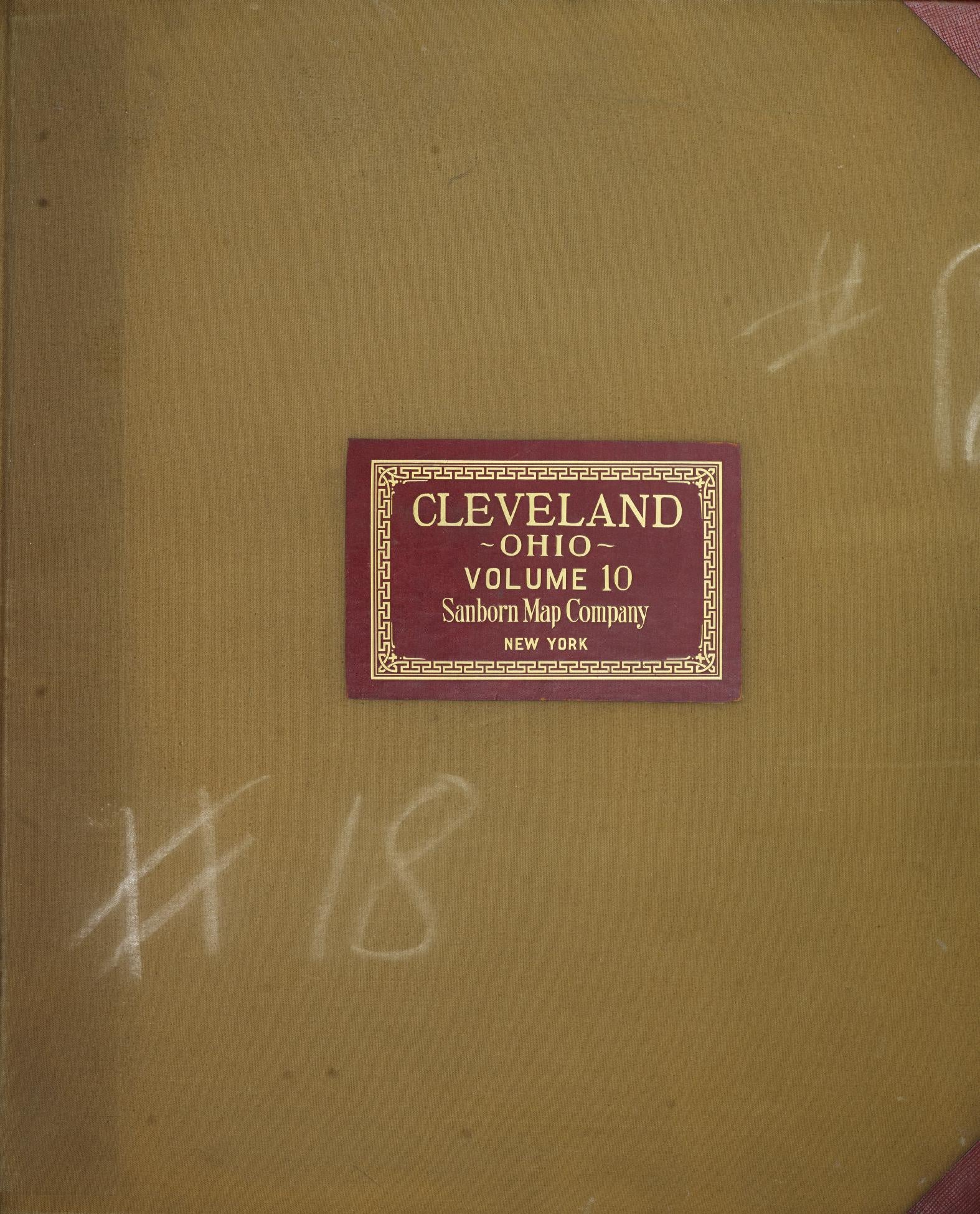 Sanborn Fire Insurance Map from Cleveland, Cuyahoga County, Ohio (1951), Sheet #0001 - Complete Map Set gallery image, historic Sanborn map, vintage wall art, Ohio Ohio
