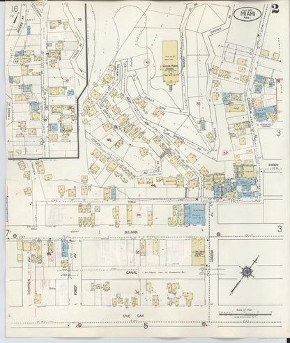 Sanborn Fire Insurance Map from Miami, Gila County, Arizona (1948), Sheet #0002 - Complete Map Set gallery image, historic Sanborn map, vintage wall art, Arizona Arizona