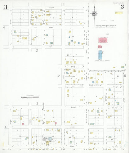 Sanborn Fire Insurance Map from Rocksprings, Edwards County, Texas (1948), Sheet #0003 - Complete Map Set gallery image, historic Sanborn map, vintage wall art, Texas Texas