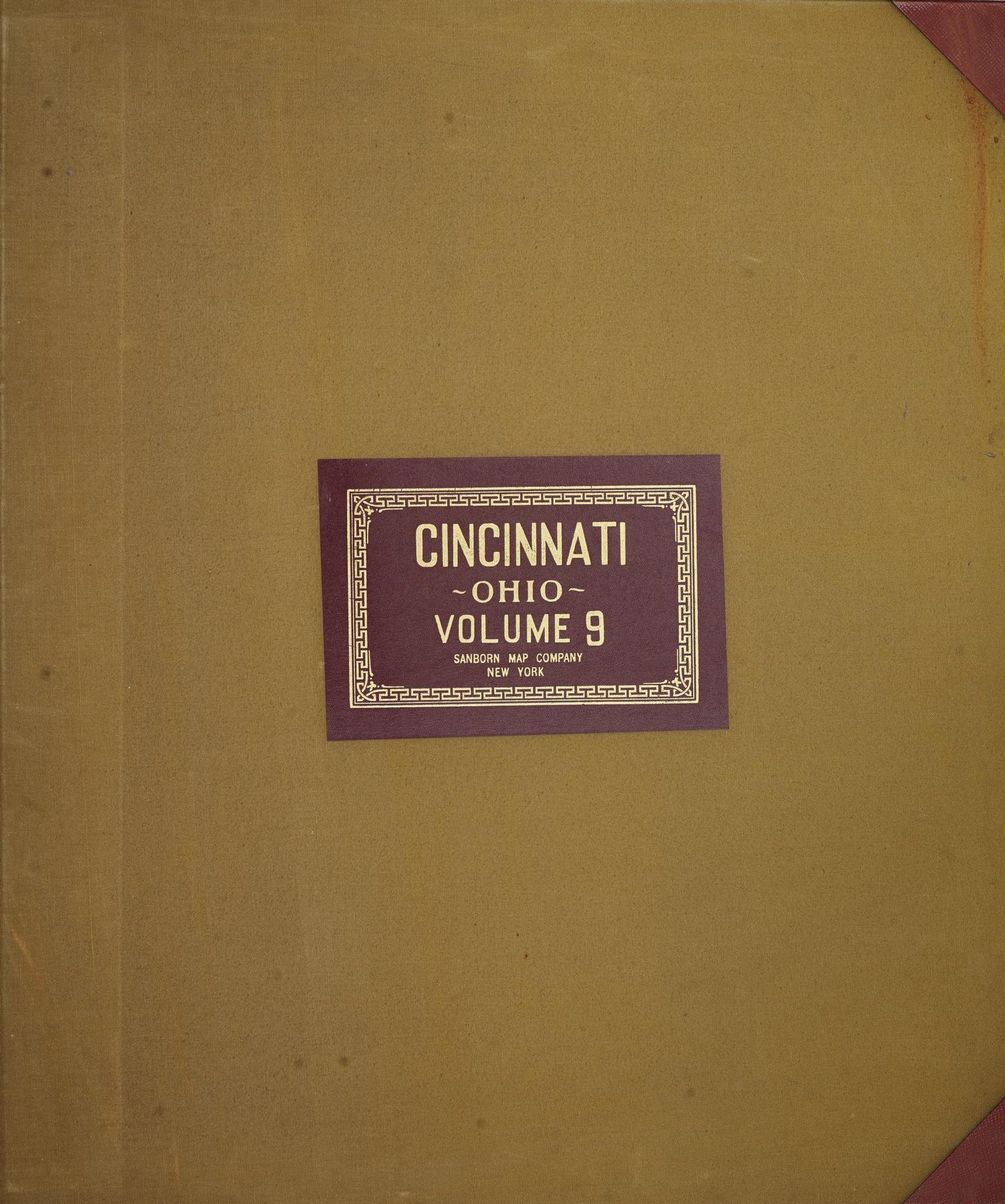 Sanborn Fire Insurance Map from Cincinnati, Hamilton County, Ohio (1950), Sheet #0001 - Complete Map Set gallery image, historic Sanborn map, vintage wall art, Ohio Ohio