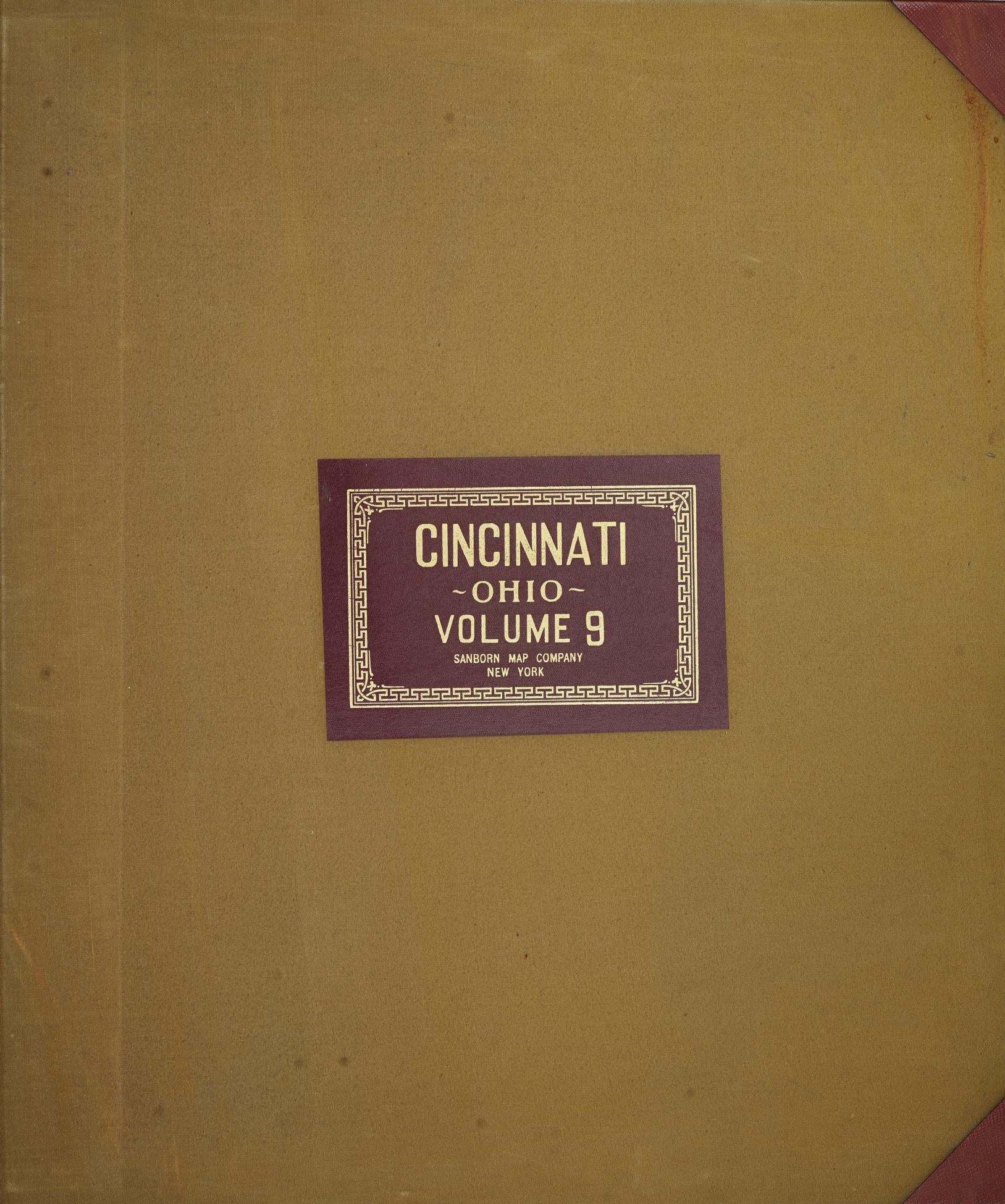 Sanborn Fire Insurance Map from Cincinnati, Hamilton County, Ohio (1950), Sheet #0001 - Complete Map Set gallery image, historic Sanborn map, vintage wall art, Ohio Ohio