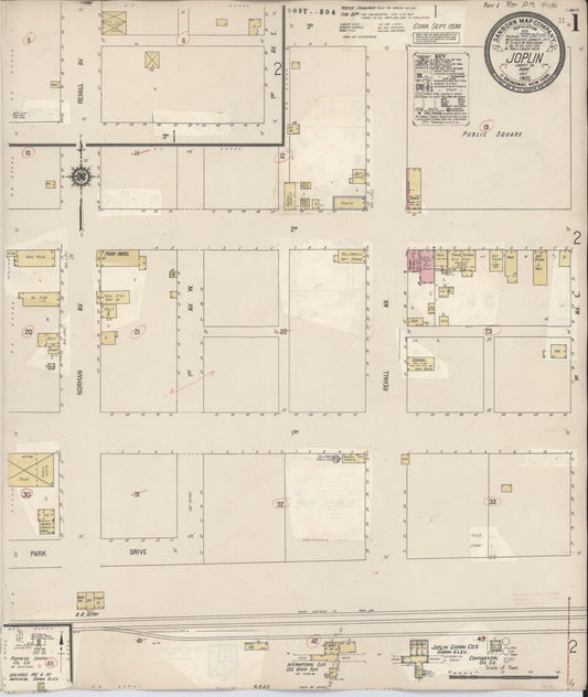 Sanborn Fire Insurance Map from Joplin, Liberty County, Montana (1930), Sheet #0001 - Historic Sanborn Fire Insurance Map Print, vintage old map wall art, antique decor, genealogy gift, Montana Montana map