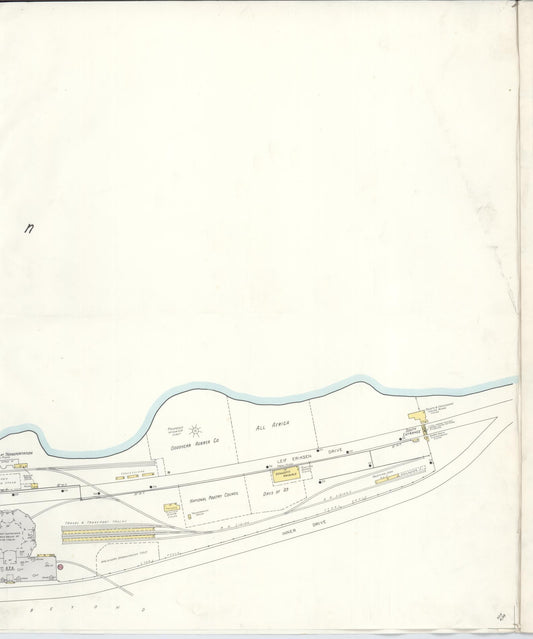 Sanborn Fire Insurance Map from Chicago, Cook County, Illinois (Unknown), Sheet #0005 - Historic Sanborn Fire Insurance Map Print, vintage old map wall art, antique decor, genealogy gift, Illinois Illinois map