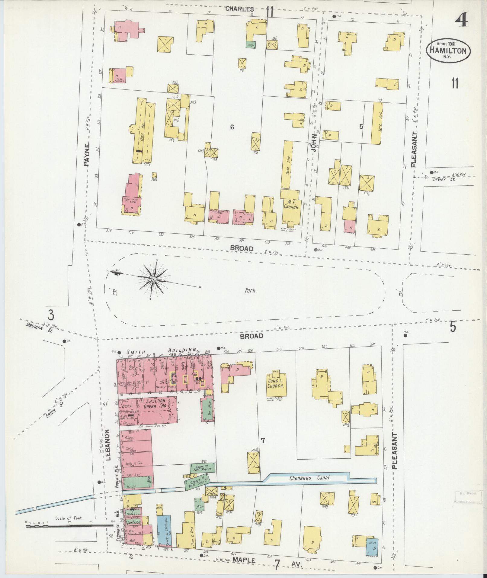 Sanborn Fire Insurance Map from Hamlin, Monroe County, New York. (1914) – Historic Sanborn Fire Insurance Map Print