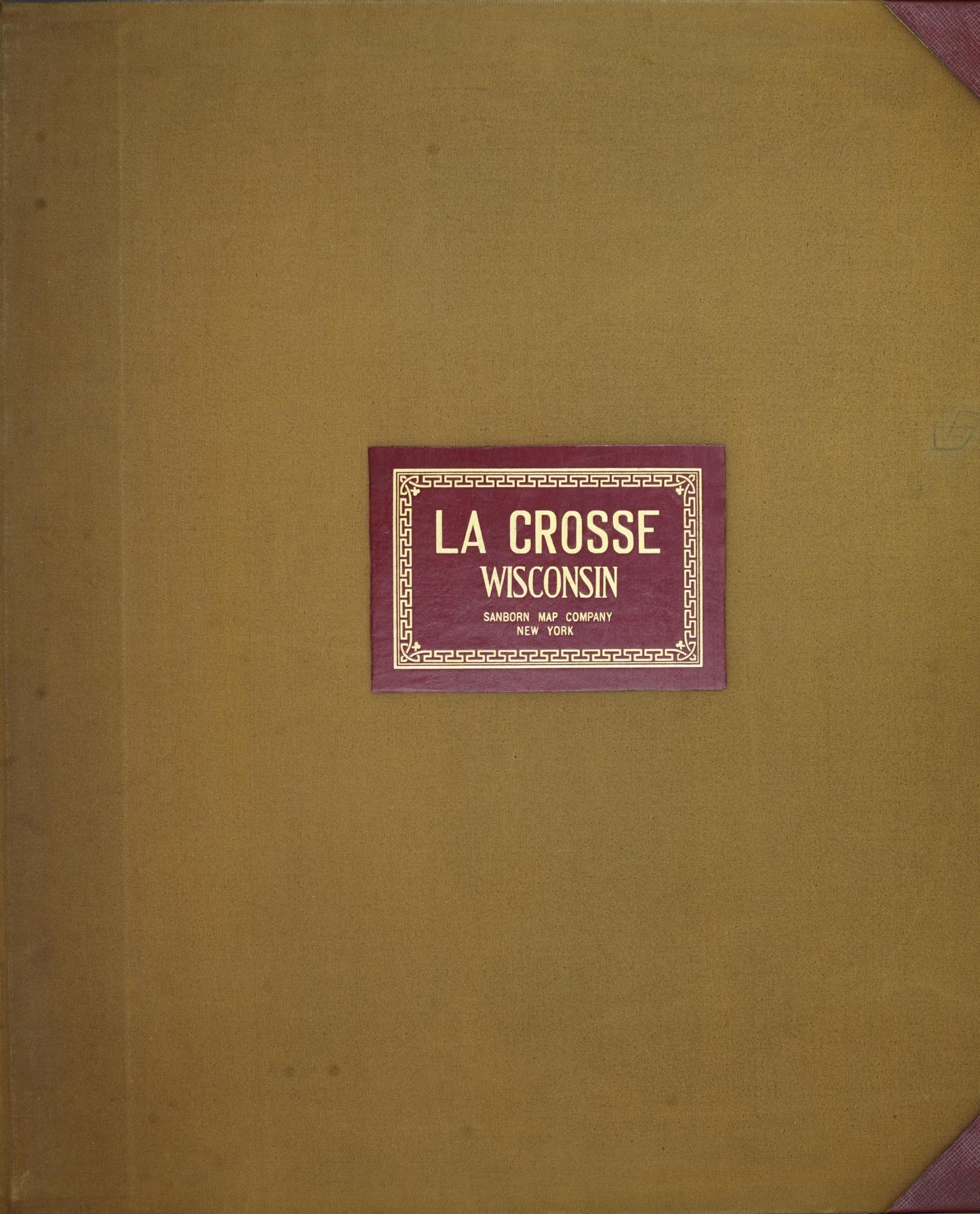 Sanborn Fire Insurance Map from La Crosse, La Crosse County, Wisconsin (1949), Sheet #0001 - Historic Sanborn Fire Insurance Map Print, vintage old map wall art, antique decor, genealogy gift, Wisconsin Wisconsin map