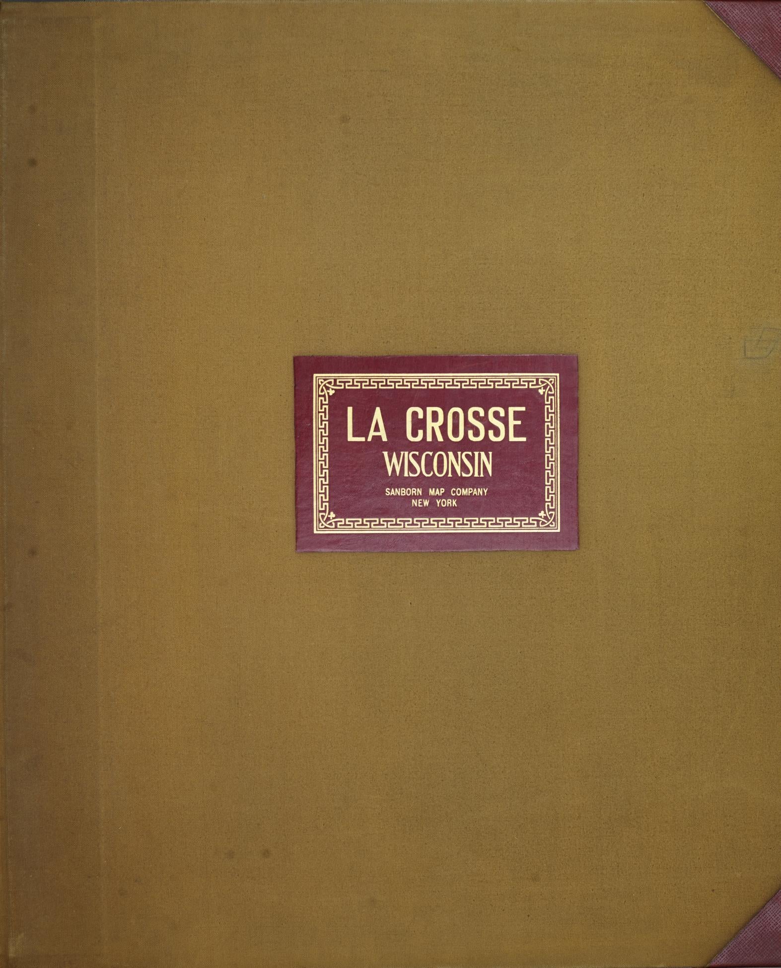 Sanborn Fire Insurance Map from La Crosse, La Crosse County, Wisconsin (1949), Sheet #0001 - Historic Sanborn Fire Insurance Map Print, vintage old map wall art, antique decor, genealogy gift, Wisconsin Wisconsin map