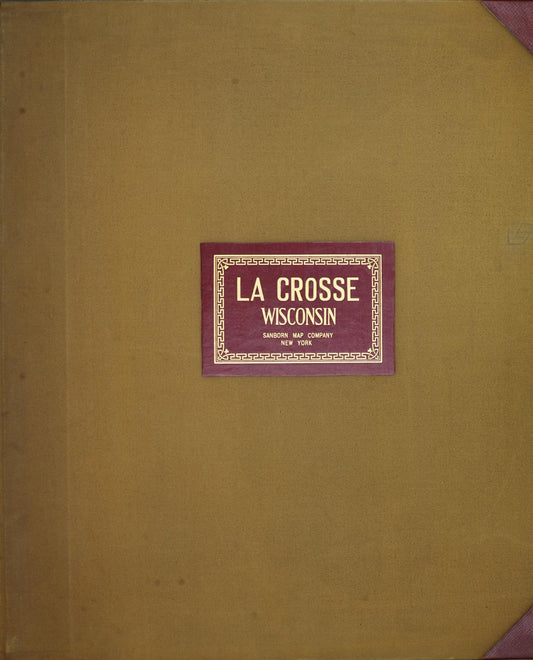 Sanborn Fire Insurance Map from La Crosse, La Crosse County, Wisconsin (1949), Sheet #0001 - Historic Sanborn Fire Insurance Map Print, vintage old map wall art, antique decor, genealogy gift, Wisconsin Wisconsin map