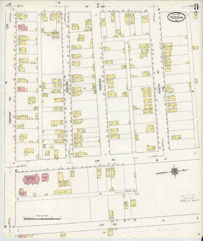 Sanborn Fire Insurance Map from Verona, Allegheny County, Pennsylvania (1911), Sheet #0003 - Complete Map Set gallery image, historic Sanborn map, vintage wall art, Pennsylvania Pennsylvania