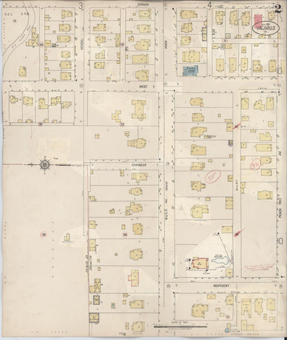 Sanborn Fire Insurance Map from Vacaville, Solano County, California (1941), Sheet #0002 - Complete Map Set gallery image, historic Sanborn map, vintage wall art, California California