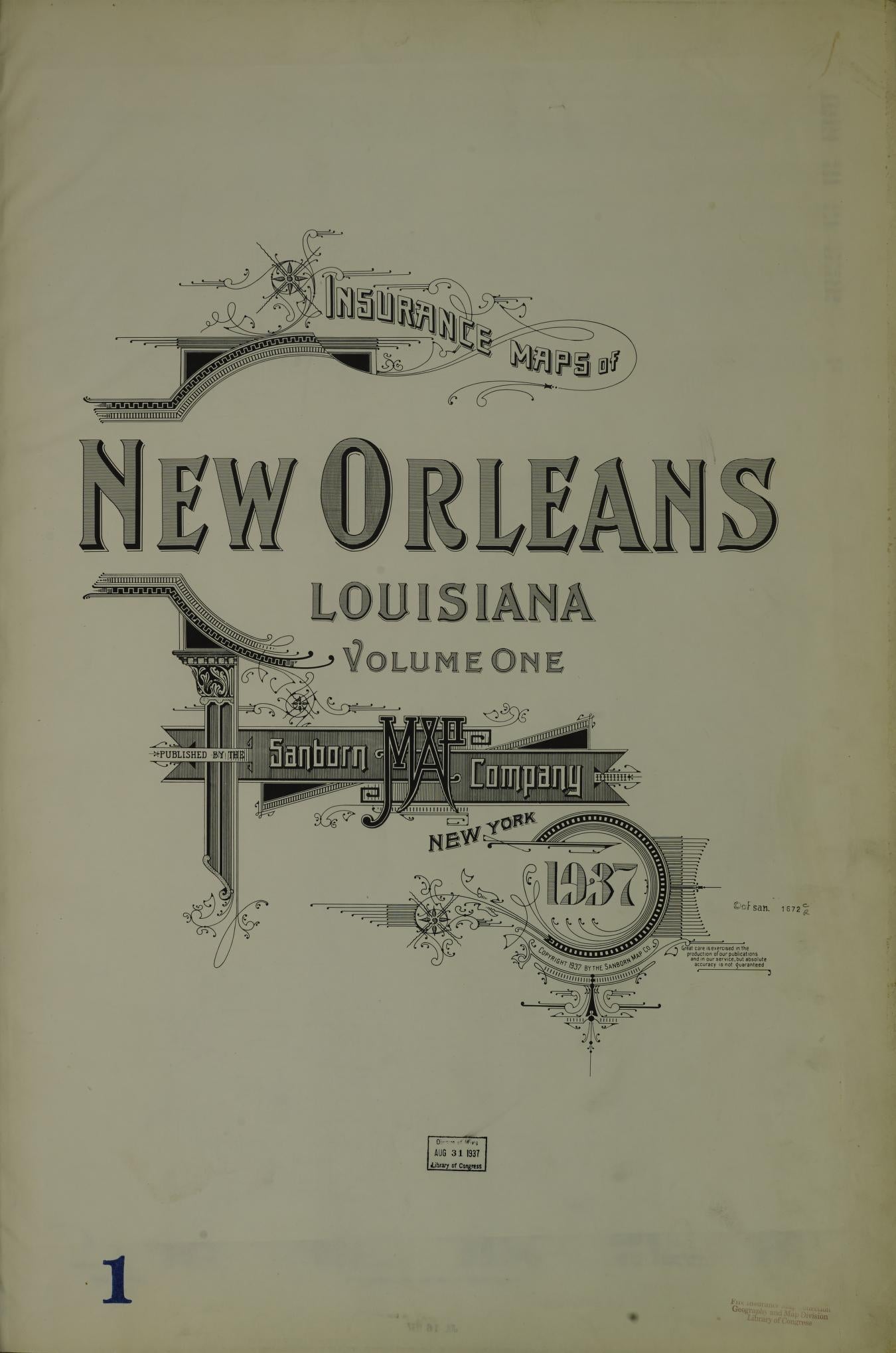 Sanborn Fire Insurance Map from New Orleans, Orleans Parish, Louisiana. (1937) – Historic Sanborn Fire Insurance Map Print