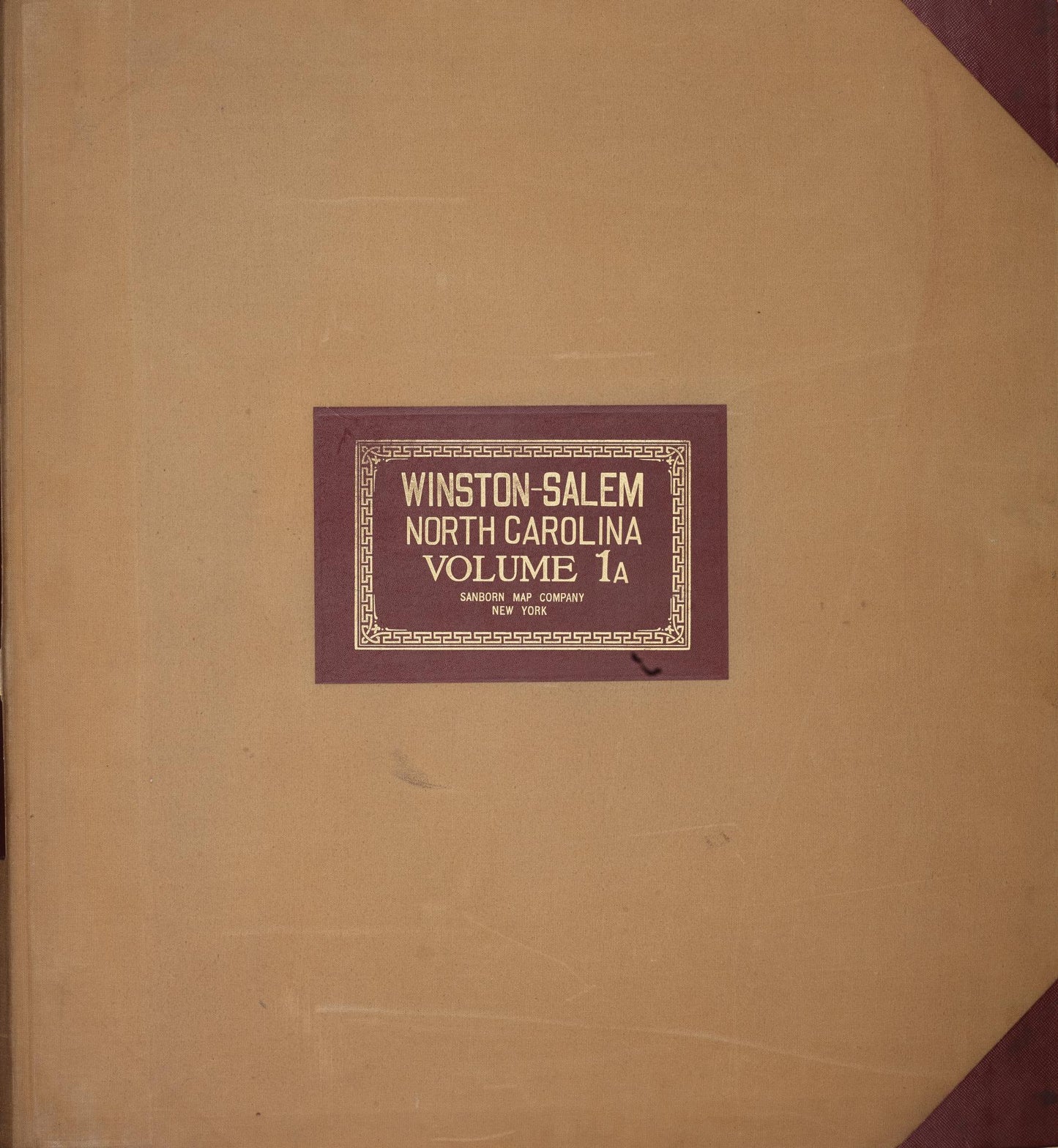 Sanborn Fire Insurance Map from Winston-Salem, Forsyth County, North Carolina (1950), Sheet #0001 - Complete Map Set gallery image, historic Sanborn map, vintage wall art, North Carolina North Carolina