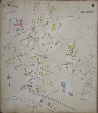 Sanborn Fire Insurance Map from Marshfield, Plymouth County, Massachusetts (1950), Sheet #0006 - Complete Map Set gallery image, historic Sanborn map, vintage wall art, Massachusetts Massachusetts