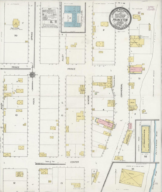 Sanborn Fire Insurance Map from Princeton, Colusa County, California. (1912) – Historic Sanborn Fire Insurance Map Print