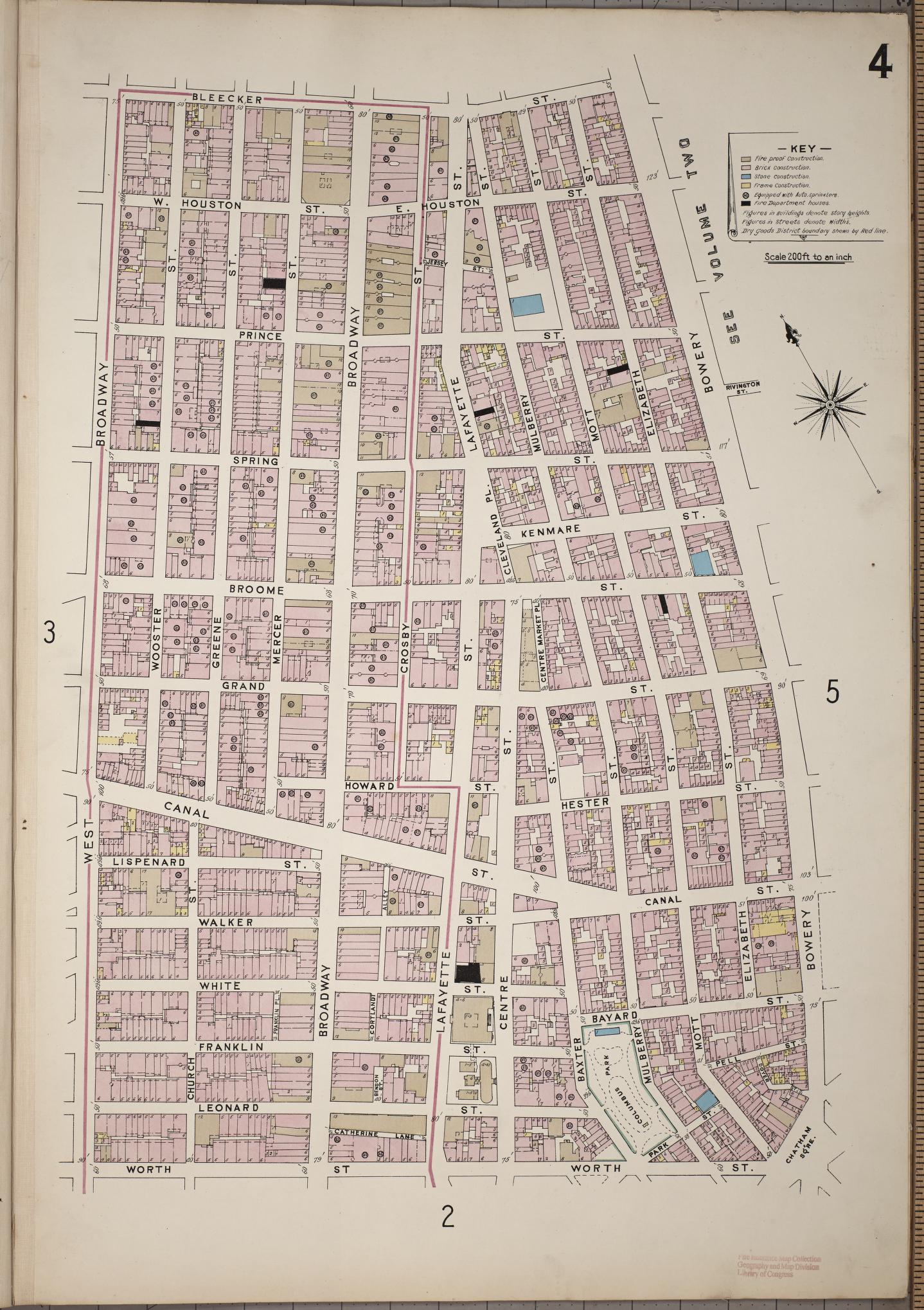 Sanborn Fire Insurance Map from New York; Special Atlases, New York, New York (1913), Sheet #0004 - Complete Map Set gallery image, historic Sanborn map, vintage wall art, New York New York