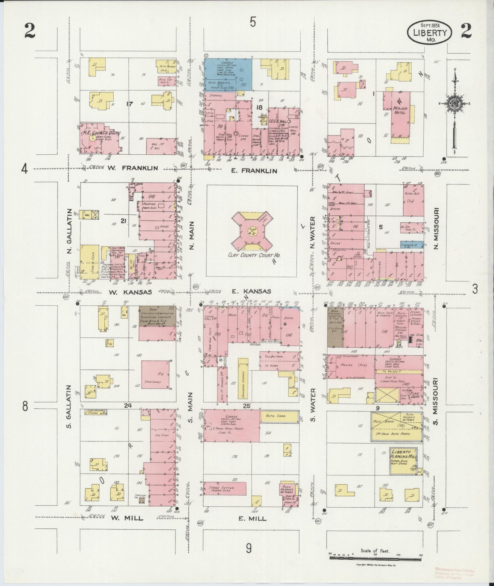Sanborn Fire Insurance Map from Leadwood, Saint Francois County, Missouri (1927), Sheet #0002 - Complete Map Set gallery image, historic Sanborn map, vintage wall art, Missouri Missouri