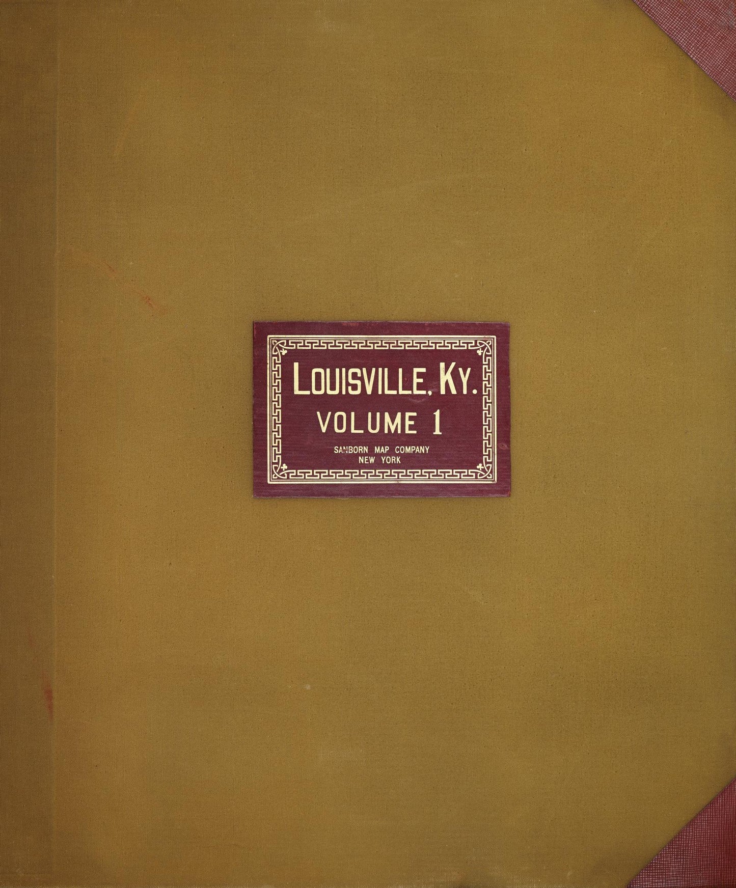 Sanborn Fire Insurance Map from Louisville, Jefferson County, Kentucky (1950), Sheet #0001 - Historic Sanborn Fire Insurance Map Print, vintage old map wall art, antique decor, genealogy gift, Kentucky Kentucky map