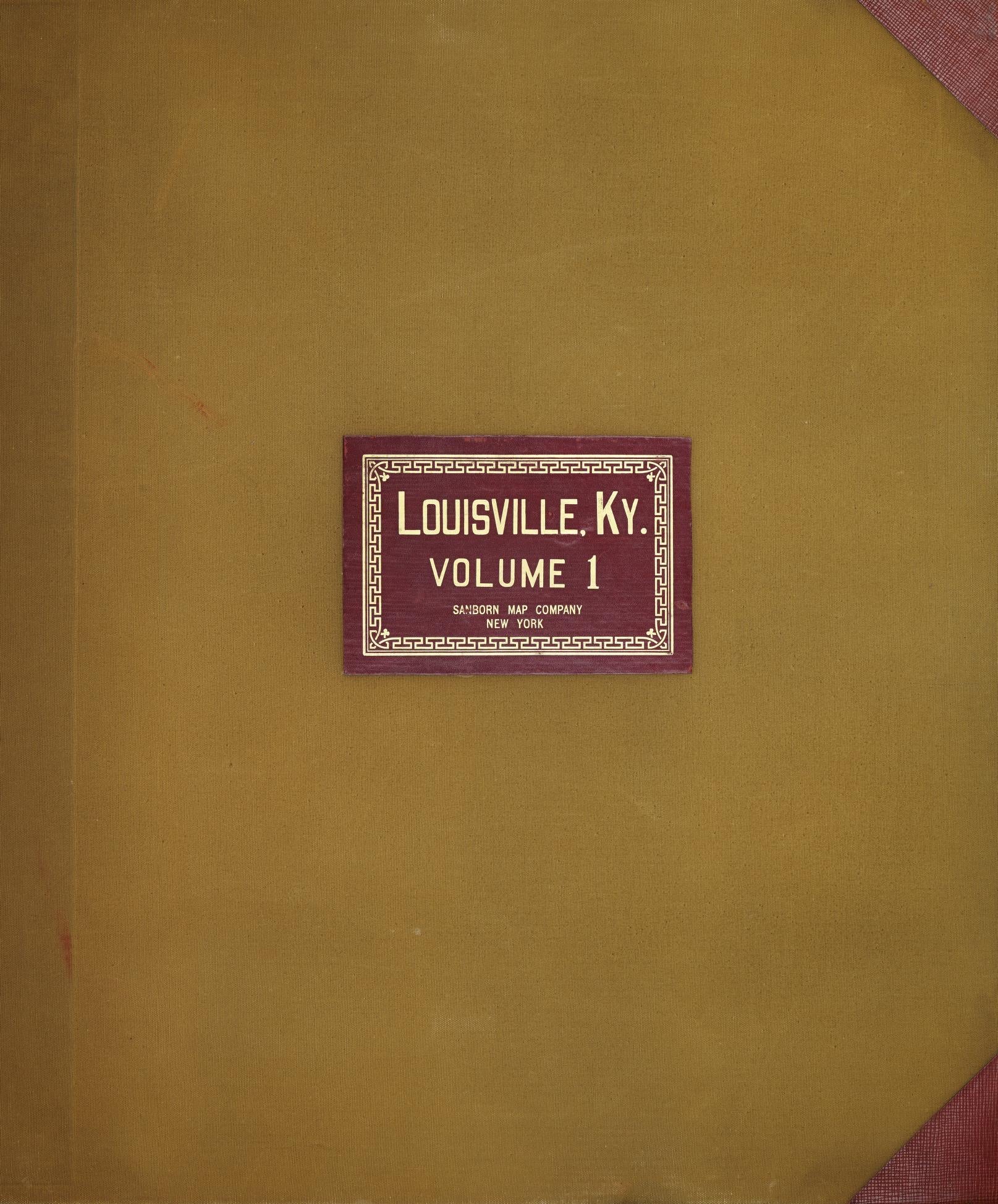 Sanborn Fire Insurance Map from Louisville, Jefferson County, Kentucky (1950), Sheet #0001 - Historic Sanborn Fire Insurance Map Print, vintage old map wall art, antique decor, genealogy gift, Kentucky Kentucky map