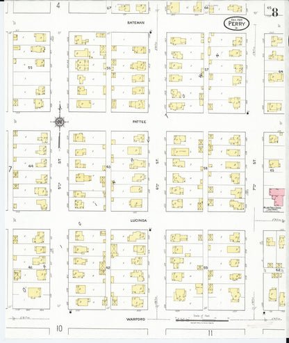 Sanborn Fire Insurance Map from Perry, Dallas County, Iowa (1918), Sheet #0008 - Historic Sanborn Fire Insurance Map Print