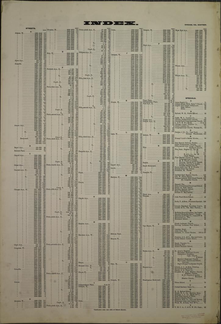 Sanborn Fire Insurance Map from Chicago, Cook County, Illinois. (1908) – Map View