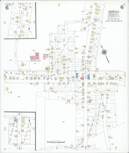 Sanborn Fire Insurance Map from Caldwell, Noble County, Ohio (1948), Sheet #0006 - Historic Sanborn Fire Insurance Map Print, vintage old map wall art, antique decor, genealogy gift, Ohio Ohio map