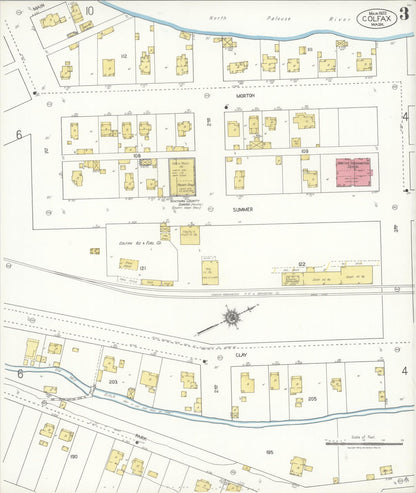 Sanborn Fire Insurance Map from Colfax, Whitman County, Washington (1922), Sheet #0003 - Complete Map Set gallery image, historic Sanborn map, vintage wall art, Washington Washington