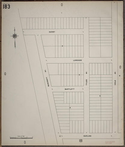 Sanborn Fire Insurance Map from Worcester, Worcester County, Massachusetts (1910), Sheet #0183 - Complete Map Set gallery image, historic Sanborn map, vintage wall art, Massachusetts Massachusetts