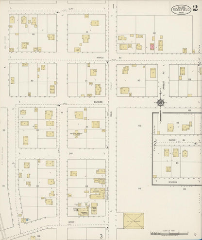 Sanborn Fire Insurance Map from Ridgefield, Clark County, Washington (1920), Sheet #0003 - Complete Map Set gallery image, historic Sanborn map, vintage wall art, Washington Washington